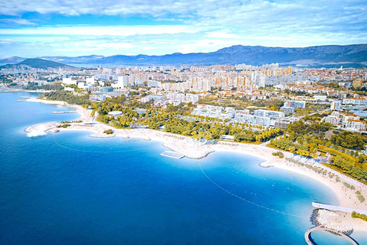 Lux Holiday Apartment Tony @ 10 Min Znjan Beach Split Kültér fotó